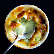 avocado creme brulee