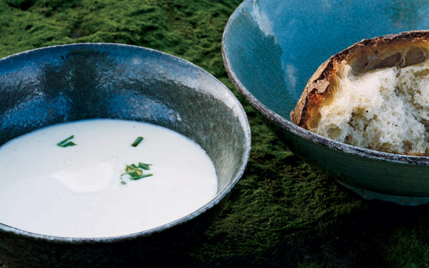 chilled corn soup