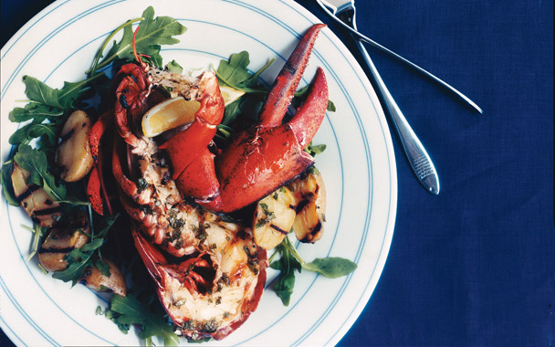 grilled lobster