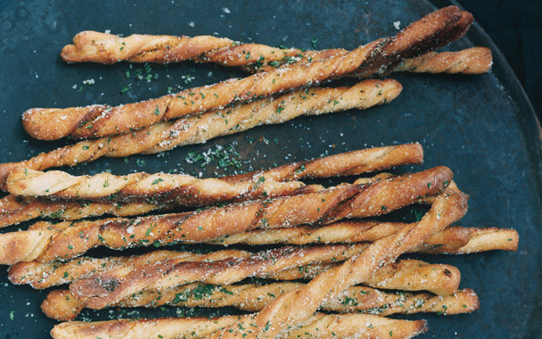 Garlic Herb Bread Twists