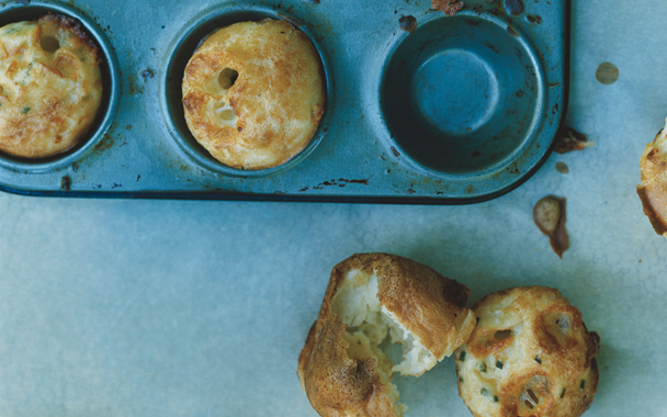 mini provolone popovers