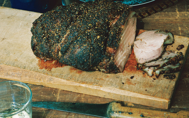 peppercorn roasted pork