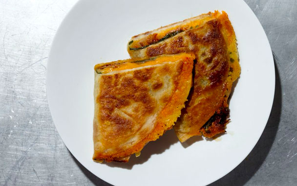 kimchi quesadillas