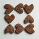 basler brunsli (heart-shaped chocolate almond spice cookies)