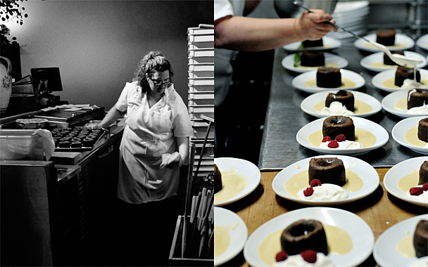 evan kleiman and molten chocolate cakes