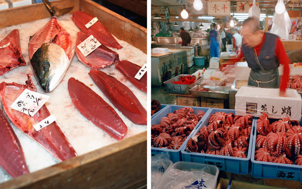 Tsukiji fish market